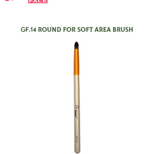 Glamorous Face 14 Professional Metallic Round Brush for Soft Area Brush