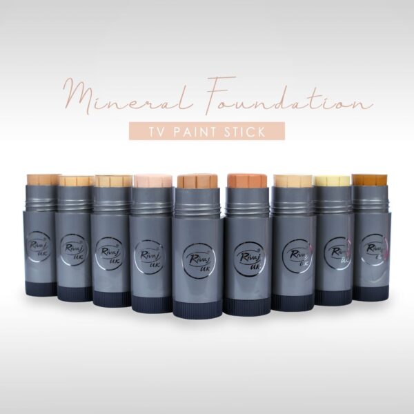 Rivaj UK Mineral Foundation TV Paint Stick - 10 Beautiful Shades