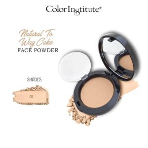 Color Institute Natural Two Way Cake Face Powder - Shade No 03