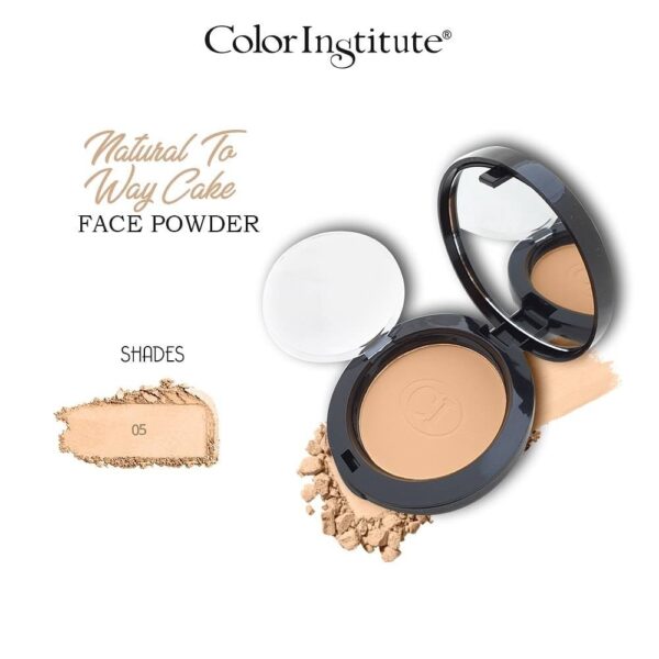Color Institute Natural Two Way Cake Face Powder - Shade No 05