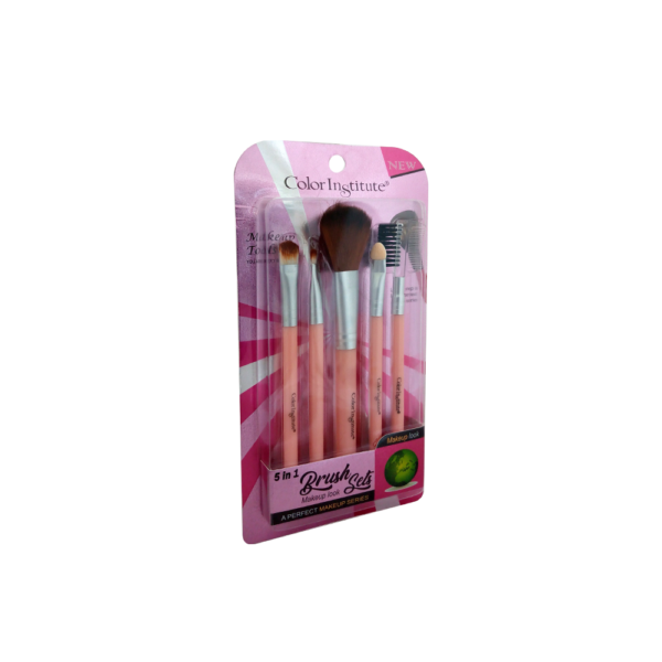 Color Institute 5 in 1 Card Brush Set - Pink