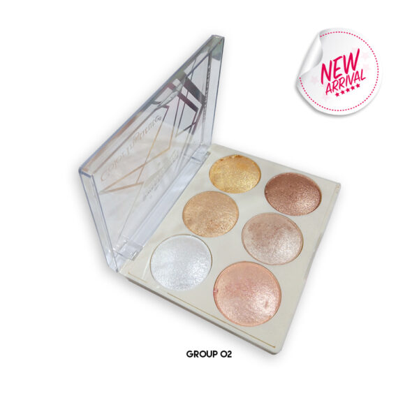 Color Institute 6 in 1 Highlighter + Blushon Kit - Group 02 - Image 2