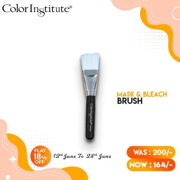 Color Institute Wood Mask & Bleech Brush Large New (Black Handle)