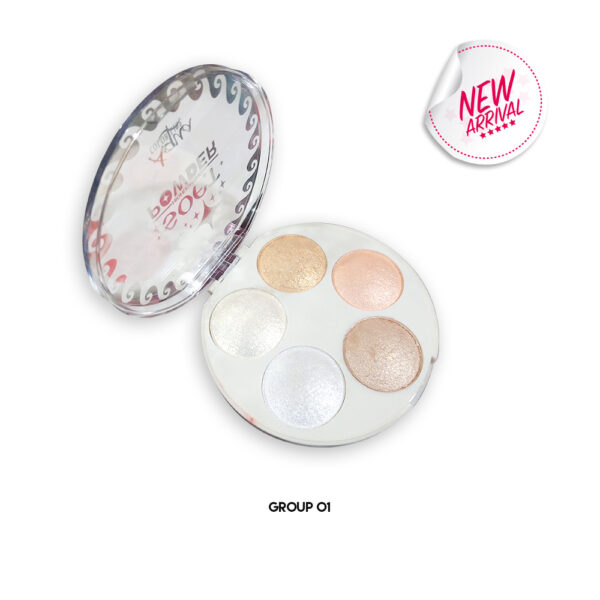 Aqua Color Line 5 in 1 Highlighter & Blush ON Kit - Group 01 - Image 2