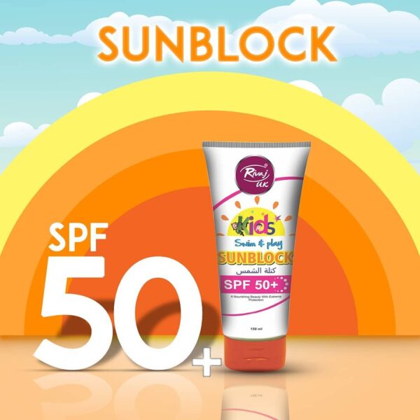 Rivaj UK Sunblock for Kids SPF50 (150ml)