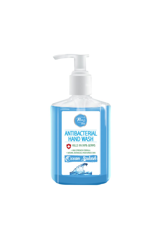 Rivaj UK Anti Bacterial Hand Wash Ocean Splash 250ml (194-36)