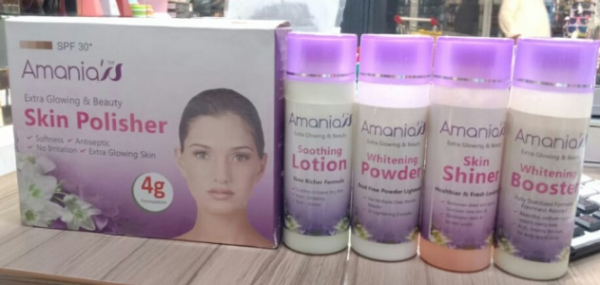 Amania's Extra Glowing and Beauty Skin Polisher (4 Pieces Box) - Image 2
