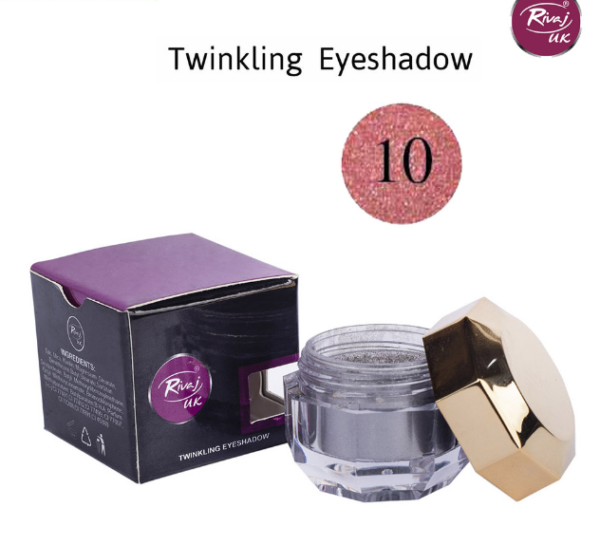 Rivaj UK Twinkling Glitter Eyeshadow - Shade 10