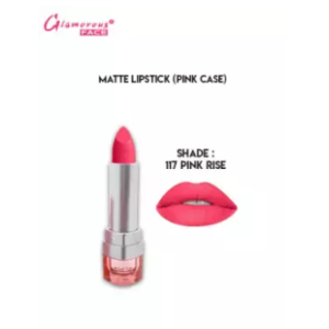 Glamorous Face Matte Lipstick (Vitamin E & Aloe Vera Extracts) - Shade 117