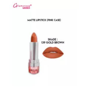 Glamorous Face Matte Lipstick (Vitamin E & Aloe Vera Extracts) - Shade 139