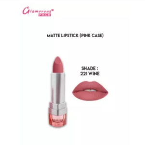 Glamorous Face Matte Lipstick (Vitamin E & Aloe Vera Extracts) - Shade 221