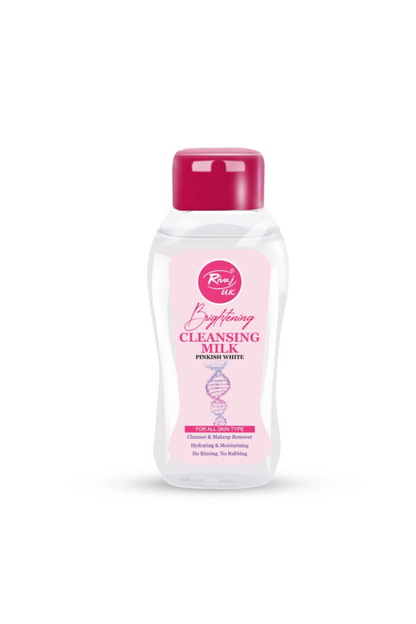 Rivaj UK Pinkish White Brightening Cleansing Milk - 100ml - Image 2