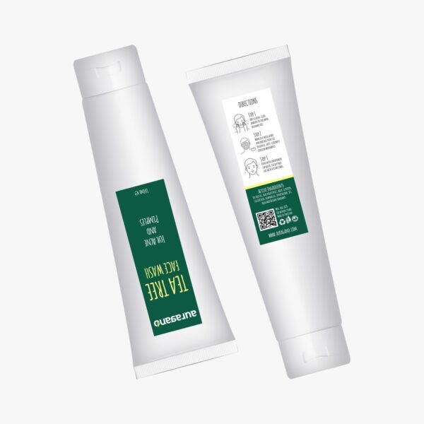 Auragano for Acne and Pimples Tea Tree Face Wash - 100ml - Image 2