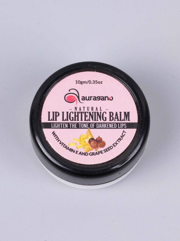 Auragano Natural Lip Lightening Balm (Lighten the Tone of Darkened Lips) - 10g - Image 4