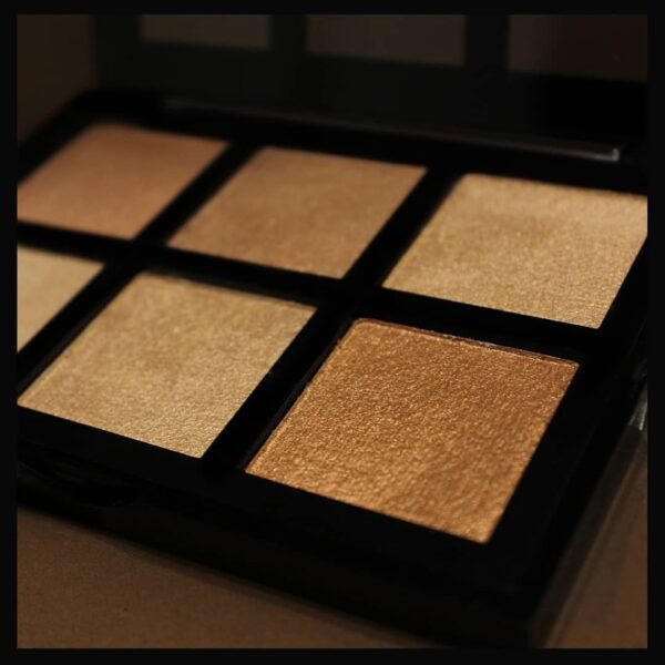Rivaj UK 6 in 1 Glowing Highlighter Palette (Group 02)