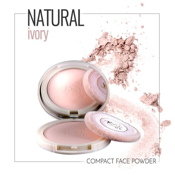 Rivaj UK Photo Ready Compact Face Powder (10gm) - Natural Ivory
