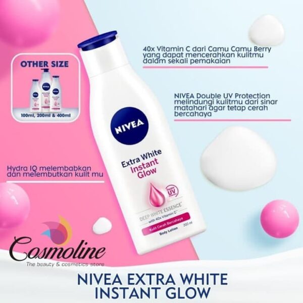 Nivea Extra White Instant Glow Body Lotion - 200ml