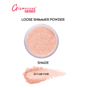 Glamorous Face Face & Body Shimmer Powder - Shade 03 Fair Pink