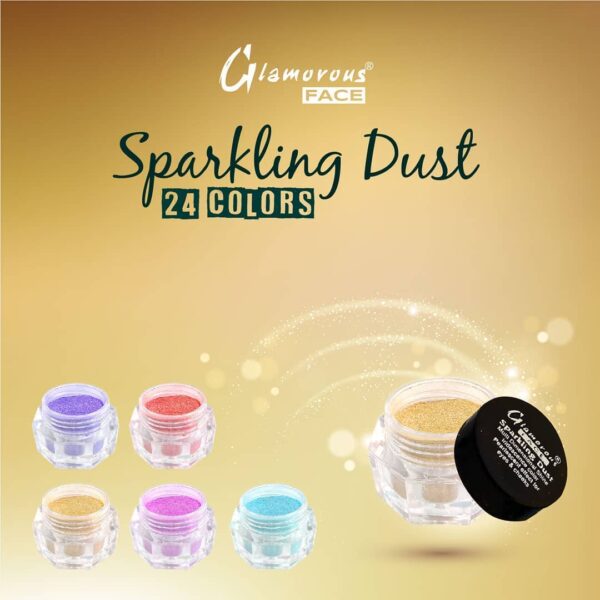 Glamorous Face Sparkling Dust Eye Shadow - 24 Beautiful Colors