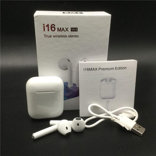 i16 Max TWS Bluetooth 5.0 Wireless Airpods - Image 3