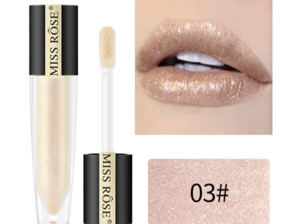Miss Rose Glitter Shinny Lipgloss - Shade No 03