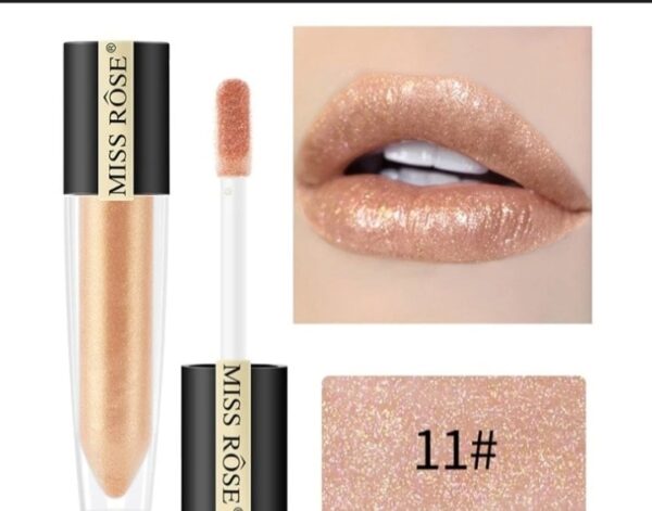 Miss Rose Glitter Shinny Lipgloss - Shade No 11
