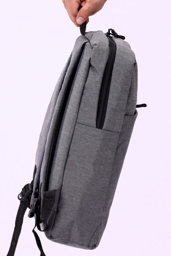 Basics Premium Light Grey Backpack / Laptop Bag - Image 3