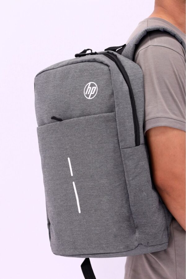 Basics Premium Light Grey Backpack / Laptop Bag - Image 2