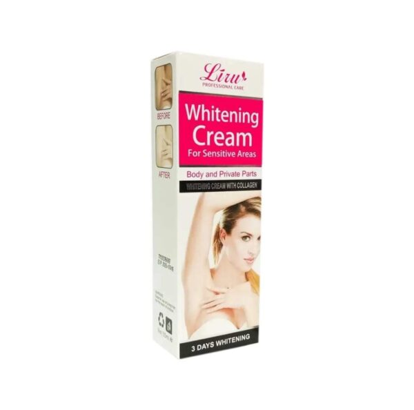 Liru Professional Care Whitening Cream for Sensitive Areas (Body and Private Parts) 50 ml - Image 4