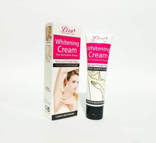 Liru Professional Care Whitening Cream for Sensitive Areas (Body and Private Parts) 50 ml