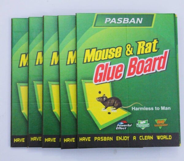 Pasban Mouse Traps Glue Traps (Pack of 3) for Mouse Pests Rodents for home office etc