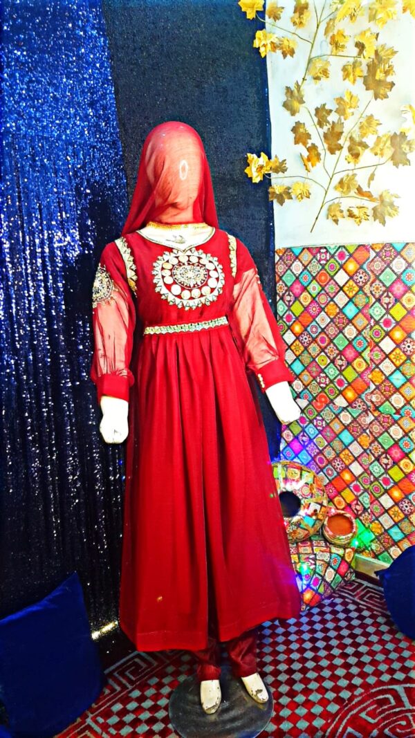 Chiffon Maxi with Mirror Work