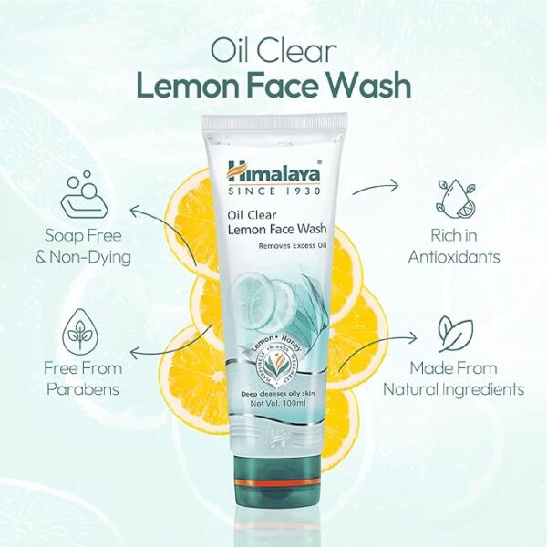 Himalaya Oil Clear Lemon Face Wash, 150ml