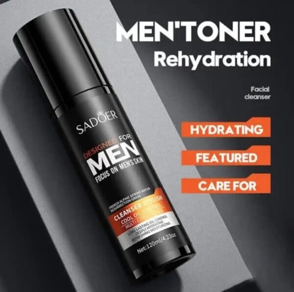 Sadoer Mens Cleanser Designed for Men's Skin