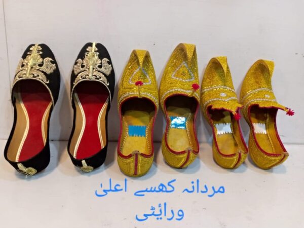 Fancy & Functional Khussa For Men Customized sizes available