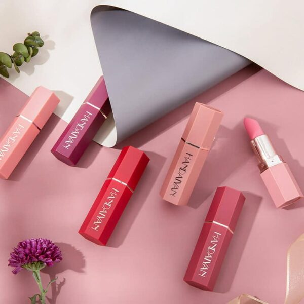 HANDAIYAN MATTE LIPSTICK SET (Long lasting and vibrant Shades) - Image 3
