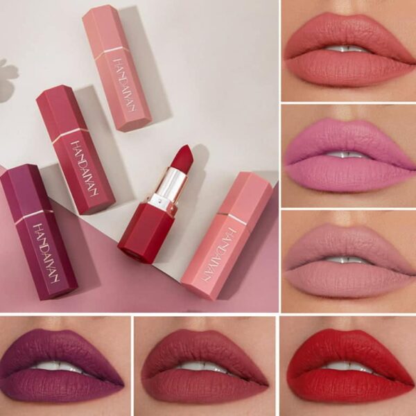 HANDAIYAN MATTE LIPSTICK SET (Long lasting and vibrant Shades) - Image 5