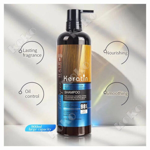 Keratin Hair Shampoo 900ml - Image 2
