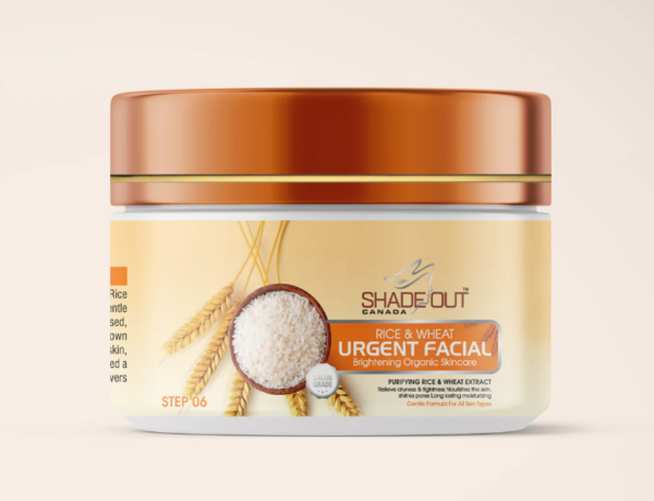 Shade Out Rice & Wheat Exfoliating Facial Kit(6 steps). - Image 2