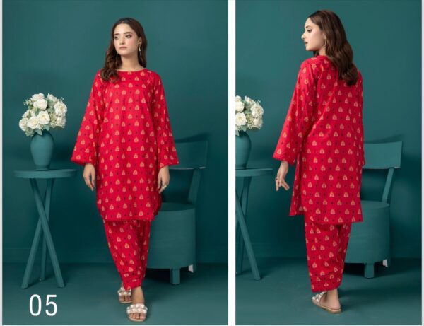 Identic Allover 2 pieces Separates Lawn Collection VOL-1 2024 By Regalia Textile (Unstitched) - Image 2