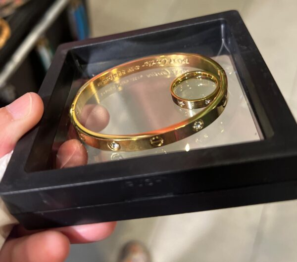 Italian Cartier Bracelet with ring - Image 3