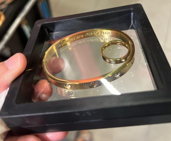 Italian Cartier Bracelet with ring - Image 2