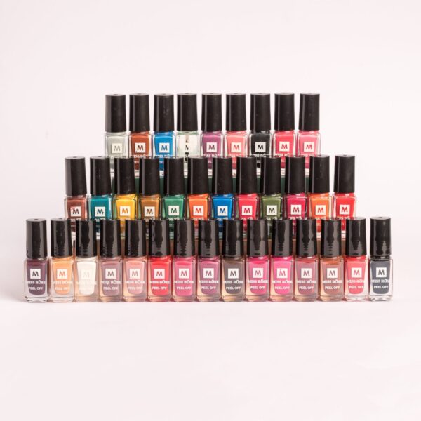 Miss Rose 36 Pieces Nails Polish Peel Off - Image 2