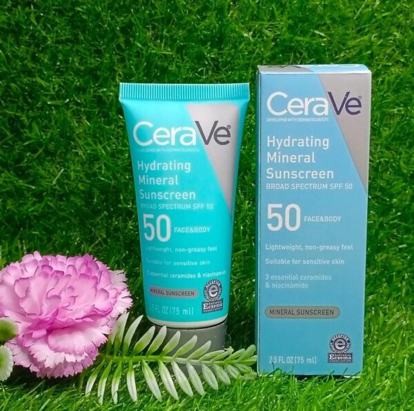 CeraVe Hydrating Mineral Face Sunscreen (75ml)