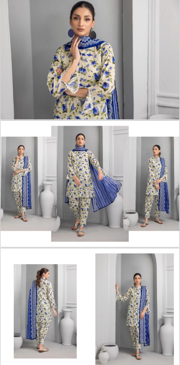 IDENTIC SEPARATES LAWN Collection Vol18 2024 BY REGALIA TEXTILE 3 PIECE (UNSTITCHED) - Image 7