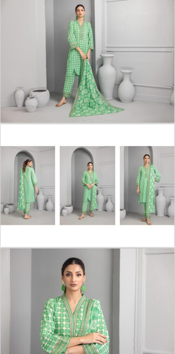 IDENTIC SEPARATES LAWN Collection Vol18 2024 BY REGALIA TEXTILE 3 PIECE (UNSTITCHED) - Image 3