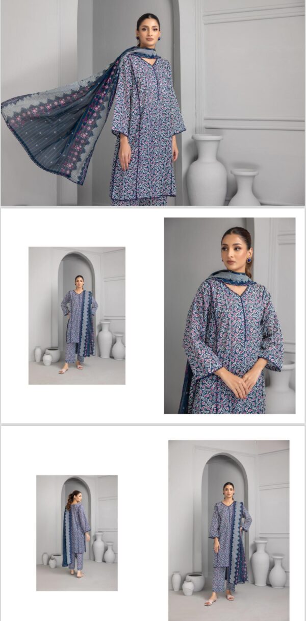 IDENTIC SEPARATES LAWN Collection Vol18 2024 BY REGALIA TEXTILE 3 PIECE (UNSTITCHED) - Image 4