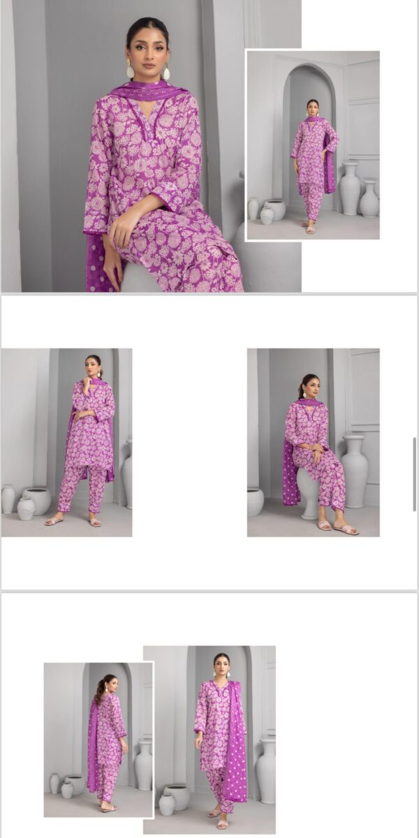 IDENTIC SEPARATES LAWN Collection Vol18 2024 BY REGALIA TEXTILE 3 PIECE (UNSTITCHED) - Image 5