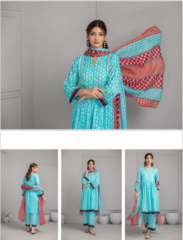 IDENTIC SEPARATES LAWN Collection Vol18 2024 BY REGALIA TEXTILE 3 PIECE (UNSTITCHED) - Image 6