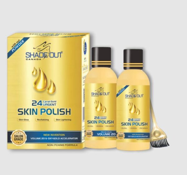 SHADE OUT 24K GOLD SKIN POLISH SET 200GRM(WITHOUT POWDER) - Image 2